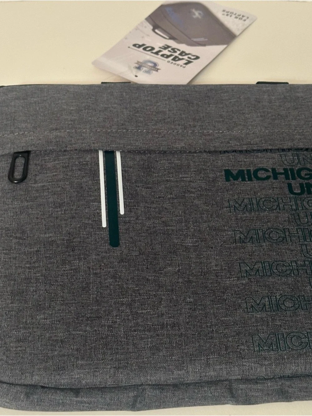 SOAR Michigan State Spartans NCAA Unisex 13” Laptop Sleeve Carrying Case NEW